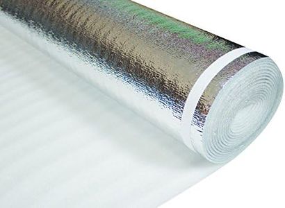 PROTECH 400sqft 3mm Thick 3-in-1 Advanced Thermal / Acoustics Plus Foam UNDERLAYMENT with self-Sealing Lip and Tape - Laminate, Vinyl, WPC, SPC, Bamboo, Engineered, and Solid Hardwood Floor