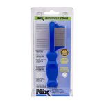 Nix Premium Metal Two-Sided Lice Comb, Metal Comb for Head Lice Treatment