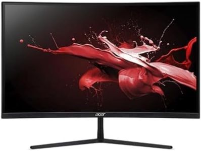 Acer Nitro EI322QURP, Écran PC Gaming Incurvé 31.5" WQHD, 165Hz (Curve 1500R, 2560x1440, 16:9, Freesync Premium Pro, 1ms (VRB), 320Nits, Confyview, 2xHDMI 2.0/2xDP 1.4) Moniteur PC curve, Couleur Noir