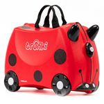 Trunki Children’s Ride-On Suitcase and Kid's Hand Luggage | Perfect Toy Gift for Toddler Boys & Girls : Harley Ladybug (Red)