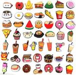 50PCS Cute Funny Food Shoe Charms, 