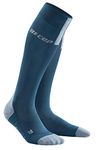 CEP – RUN SOCKS 3.0 for women | Compression sock with millimetre-precise pressure in blue/grey, size II