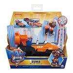 Paw Patrol, Zuma’s Deluxe Movie Transforming Toy Car with Collectible Action Figure, Kids Toys for Ages 3 and up