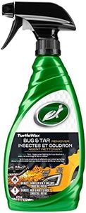 Turtle Wax 50384 Bug & Tar Remover, Removes Dirt, Stains, Tree Sap and Bug Splatters From Any Exterior Surface, Works on Metal, Paint, Plastic and Glass, 16 oz