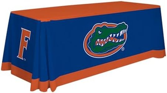 Victory Corps Florida Gators 6' College Sports Printed Table Throw - NCAA Licensed - Polyester Draped - School Tablecloth (Blue)