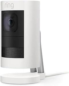 Ring Outdoor Camera Elite (Stick Up Cam) | HD outdoor Security Camera 1080p Video, Two-Way Talk, Wifi, Works with Alexa | alternative to CCTV system - White