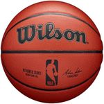WILSON NBA Authentic Indoor Competition Basketball - Brown, Size 7-29.5"