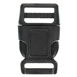 PARACORD PLANET Brand Contoured Side Release Black Buckle – Multiple Size and Quantity