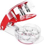 Cherry Pitter, XSCQ Cherry Pitter Tool Corer Stainless Steel with Lock Design, Saving time and Enjoy Cherry Jam(Anti-juice Splash)-Red