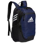 adidas Unisex-Adult Stadium Soccer Backpack, Navy, One Size Fits All