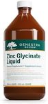 Genestra Brands - Zinc Glycinate Liquid - 450 ml Liquid - Natural Peach-Tangerine Flavour