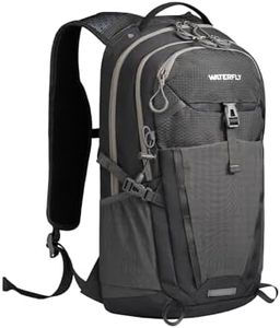 WATERFLY Hiking Backpack 20L, Lightweight Outdoor Daypack, Water Resistant | Breathable Backpanel, Smartphone Pocket, Multi-Compartment, 2L Hydration Compatible, Mesh Storage, Camping Trekking Travel