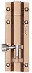 Plantex Stainless Steel 4 inch Tower Bolt/Tower Bolt for Home,Offices Doors and Windows/Tower Bolt for Main Door/Door Latch/Kundi/Chitakini/Door Latch for Windows (Rose Gold, Pack of 1)