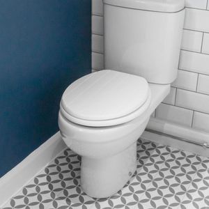 Harbour Housewares Soft Close Toilet Seat – White