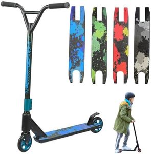 Trendi Pro Stunt Scooter | 360° Spin Handlebar Freestyle Trick Scooter with ABEC-7 Bearings | Durable Street Stunt Scooter for Boys, Girls & Teens Age 6+ (Blue)