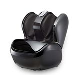 Apollon Smart KC17 Luxurious Foot and Calf Massager, foot massager, Vibration Flapping, Air Compression, Carbon fiber heating, foot massager for pain relief, for leg, calf, sole, toes, ankle (Black)