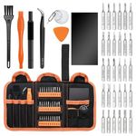 VCELINLK Precision Screwdriver Set, 38 in 1 Small Screwdirver Set with 30 Bits, Repair Tool Kit Compatible for iPhone, PS4/5, Xbox, Switch, Glasses, Laptop, Watch, etc