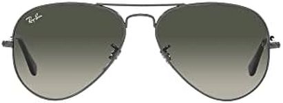 Ray-Ban RB3025 Classic Aviator Sunglasses, Gunmetal/Grey Gradient, 62 mm