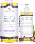 Organic Argan Oil Shampoo for Dry Hair and Scalp. The Only pH 5.5 Balanced Dandruff Shampoo for Sensitive Skin, with Calming Lavender Essential Oil and Organic Wild Soapberries, 8.5 ozâ€â€by Tree