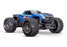 TRAXXAS Mini Maxx 4WD Brushless BL-2S RTR 1:12 Monster Truck Blue with Battery + 2A USB/C Charger