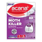 Acana Hanging Moth Killer for Wardrobes (Pack of 4) Lasts up to 3 Months
