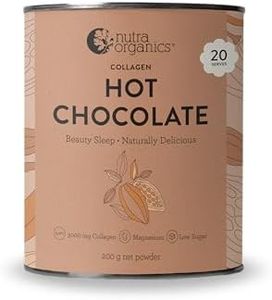 Nutra Organics Collagen Hot Chocolate 200g | Low Sugar Beauty Sleep Drink with Magnesium | For Relaxation & Glowing Skin Support (20 Serves)