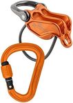 DMM Pivot Belay Device/Phantom HMS Carabiner Set - Orange
