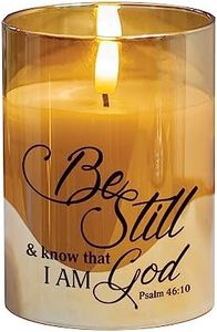 Dicksons Inc Led Candle Be Still & Know Ps 46:10 4In
