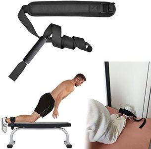 Portable Fitness Sit Up Exercise straps Home Workout Equipment for Bodybuilding, Weight Losing (BLACK)