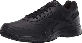 Reebok Men's WORK N CUSHION 4.0 Athletic Shoe, Black/Grey/Black, 10 M US