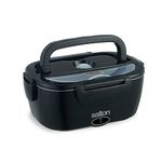 Salton 3-in-1 Electric Lunchbox Food Warmer - Portable, Heated Lunch Box for Car & Home with Fork & Spoon, 1.5L