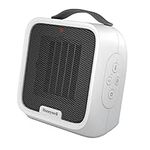 Honeywell UberHeat Plus Ceramic Space Heater for Small Rooms, White, HCE220W