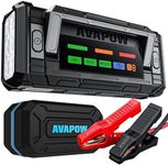 AVAPOW 8000A Battery Jumper Starter Portable with 4″ HD Display PD 30W Dual-Way Fast Charging, 12V Car Starter Jump Box & Battery Booster for All Gas & Up to All Diesel Engines
