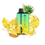 Hayati Ultra Pro Max 15000 Puffs, Twist Disposable Vape Pod, 0mg Nicotine Free Rechargeable Vape, Dual Tank Fruity Flavors, Draw Activated E-Cigarette (Tropical Pineapple)