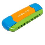 Jadelute Harmonica | 16 Hole Musical Instrument for Early Education, Orange