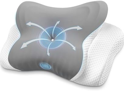 MISSCOZY Ergonomic Pillow for Side Sleeper-Cervical Pillow for Neck Pain Relief, Anti Snore Sleep Apnea,Butterfly Memory Foam Neck Support Side/Back/Stomach Sleepers,Washable Cover No.HK30001（Grey）