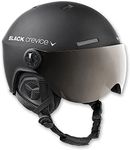 Black Crevice Gstaad BCR143921-BW-0 Adults' Ski Helmet S Black