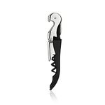 True Fabrications Black Double Hinged Waiter's Corkscrew