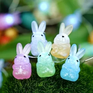 BOHON 3D Bunny Easter Lights String, 10 ft 30 LEDs Colorful Rabbit Battery Operated String Lights with Remote &Timer, Easter Decorations Indoor, Fairy Lights for Spring Window Decor