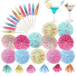 1000 Pcs Drink Umbrellas, 4in Cocktail Umbrellas, Mini Paper Drink Picks, Assorted Tropical Color Drink Umbrellas, Decorative Toothpicks for Party, Gathering, Picnic