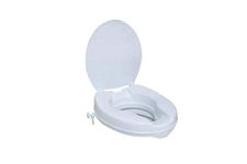 Flamingo Classic Elevated Commode Raised Toilet Seat With Lid (15 cm)