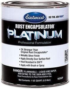Eastwood Rust Encapsulator Platinum Premium Rust Preventive Coating | Easy Apply High-Tech Formula Automotive Paint to Stop Rust | Silver Quarts | 1 Pack