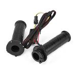 VOBOR 1 Pair Motorcycle Heated Grips, Universal 7/8 Motorcycle 22mm Handlebar Grips, Universal Electric Hot Heated Warm Hand Grips