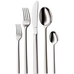 WMF Sonic Cromargan Protect Cutlery Set for 6 People, Silver, 30-Piece