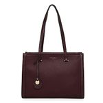 Accessorize London Women's Fabric Rosie Book Brown Shoulder Tote Bag (Dark Brown)