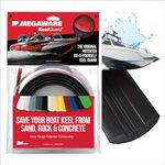 MEGAWARE KEELGUARD Boat Keel and Hull Protector, 7-Feet (for Boats up to 20ft), Black