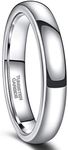 Greenpod 4mm Tungsten Rings for Wom