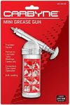 Carbyne Mini Grease Gun, Precision Grease Gun Tip (Nozzle), Push-Type, One-Hand Operation. Use to Lube Air Impact Wrenches, Rechargeable Power Tools, Cordless Ratchets, Chainsaws, Bicycles & More