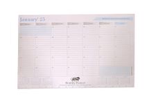 Sukeshcraft Monthly Desk Pad Calendar Refill January 2025 to December 2025 Size (11 x17.50 Inch)