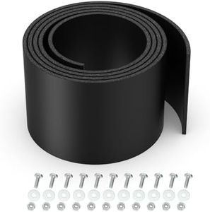 Universal Snow Plow Blade Flap Compatible with Kolpin & Polaris for 48"-72" Blades,72" x 6" x 1/4" Snow Plow Rubber Deflector Edge Fit for ATVs,UTVs,Side-by-Sides and 4-Wheelers,Snow Plow Accessories